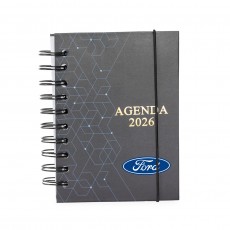 Agenda Diária 2026 Wire-O Personalizada 