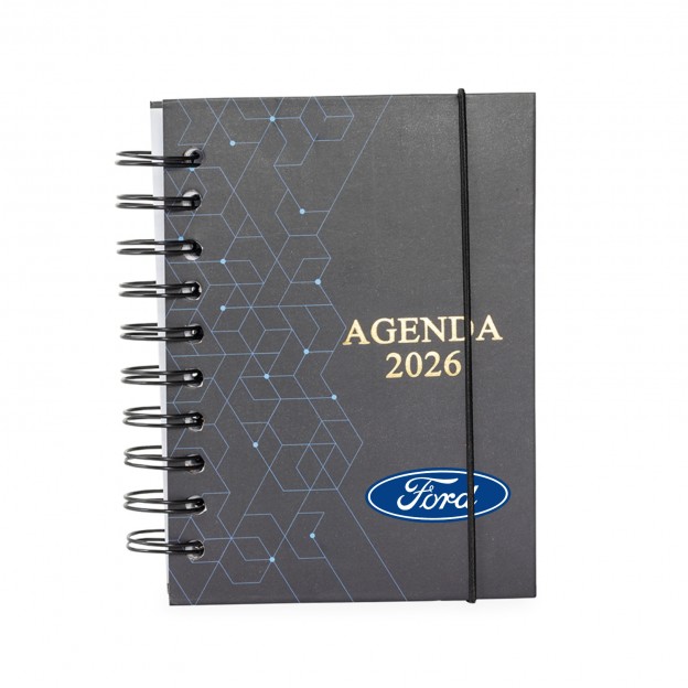 Agenda Diária 2026 Wire-O Personalizada 