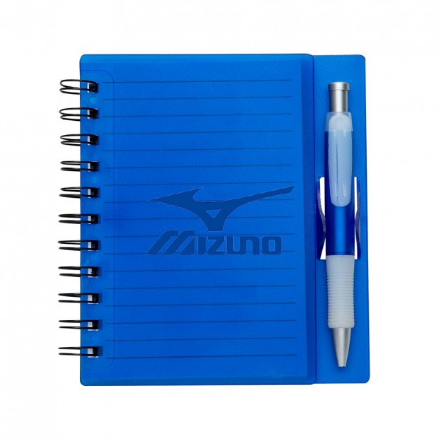 Caderno Plástico com Caneta e Personalização
