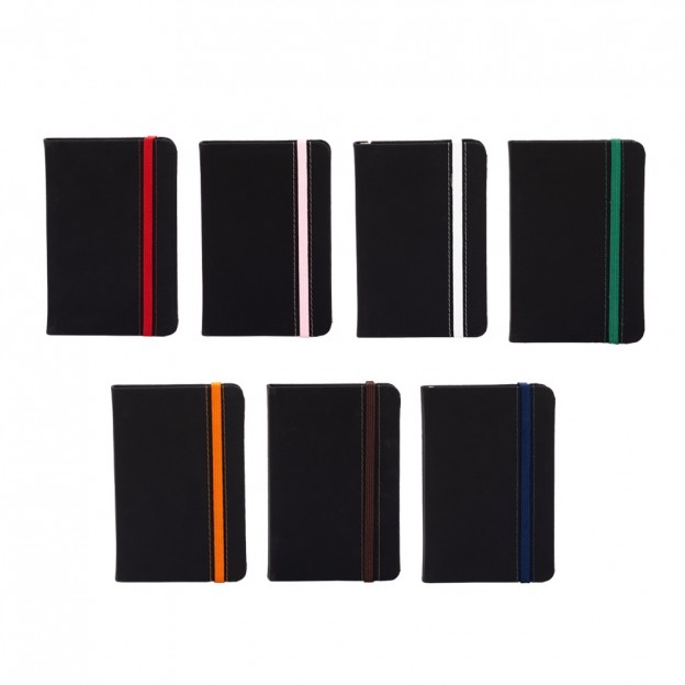 Caderneta Emborrachada com Pauta com Personalização Caderneta Emborrachada com Pauta com Personalização