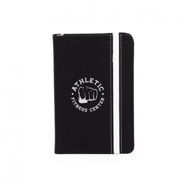 Caderneta Emborrachada com Pauta com Personalização Caderneta Emborrachada com Pauta com Personalização