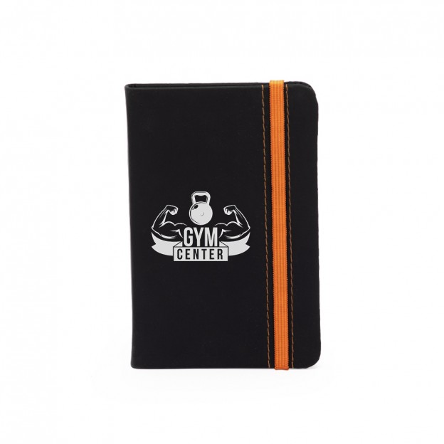 Caderneta Emborrachada com Pauta com Personalização Caderneta Emborrachada com Pauta com Personalização