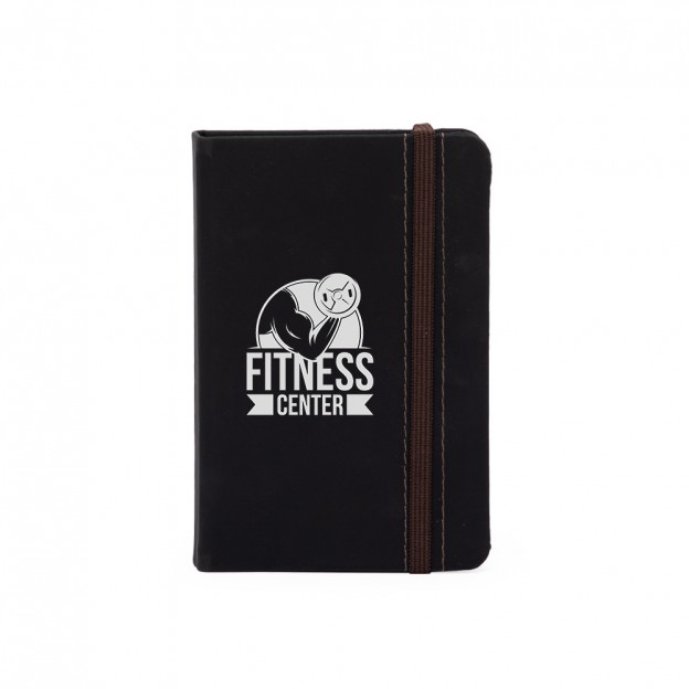 Caderneta Emborrachada com Pauta com Personalização Caderneta Emborrachada com Pauta com Personalização