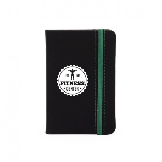 Caderneta Emborrachada com Pauta com Personalização Caderneta Emborrachada com Pauta com Personalização