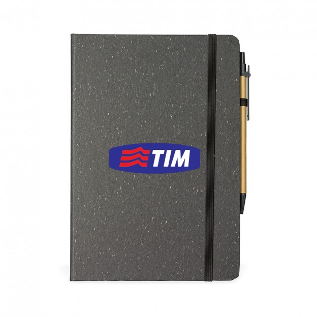 Caderneta Fibra de Arroz com Caneta Personalizado