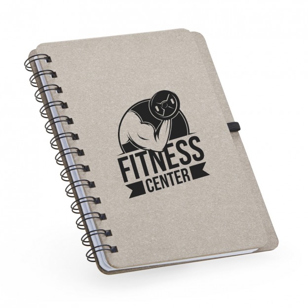 Caderneta Kraft B6 com Porta Caneta com Personalização