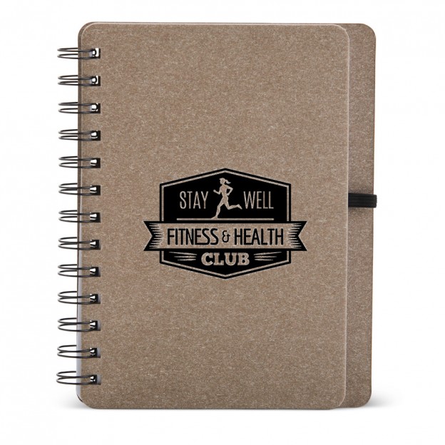 Caderneta Kraft B6 com Porta Caneta com Personalização