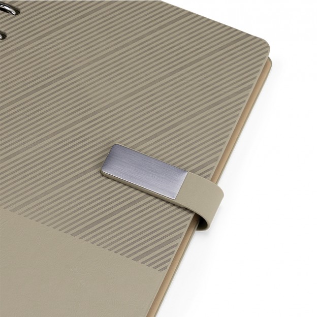 Caderno Fichário Couro Sintético Personalizado
