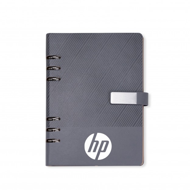 Caderno Fichário Couro Sintético Personalizado