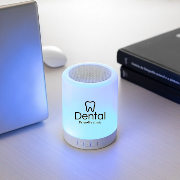 Caixa de Som Personalizada Multimídia com Luminária