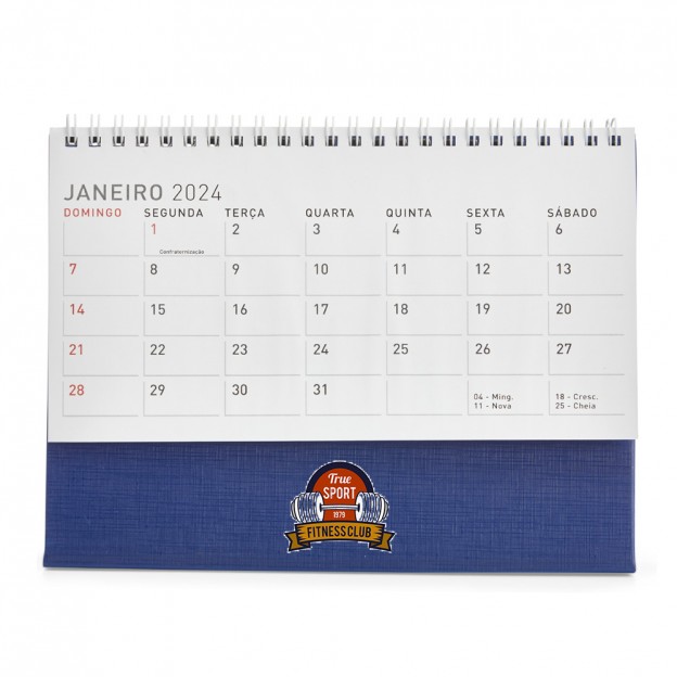 Calendário de Mesa G com Custumização