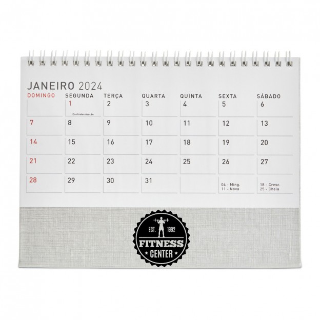 Calendário de Mesa G com Custumização