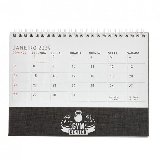 Calendário de Mesa G com Custumização