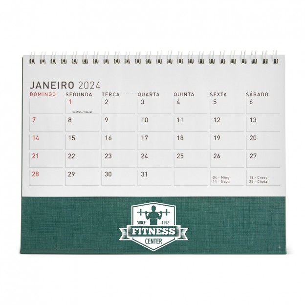 Calendário de Mesa G com Custumização