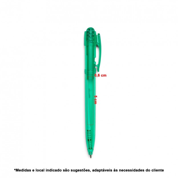 Caneta Plástica com Personalização