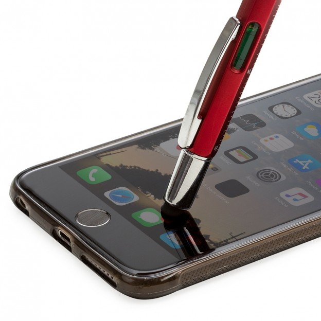 Caneta Plástica Touch Multifunções Personalizada