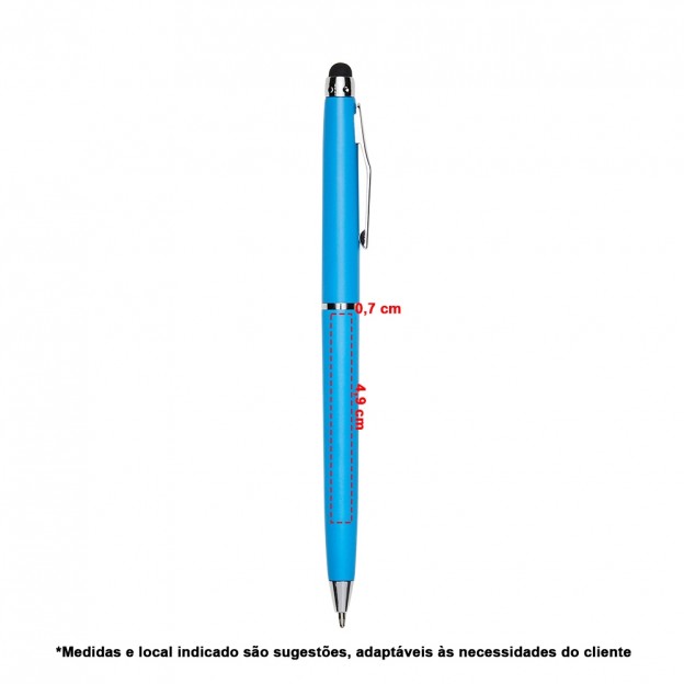 Caneta Plástica Touch com Personalização