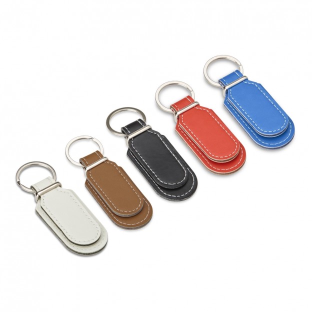 Chaveiro de Couro Sintético com Personalização Chaveiro de Couro Sintético com Personalização