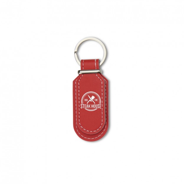 Chaveiro de Couro Sintético com Personalização Chaveiro de Couro Sintético com Personalização