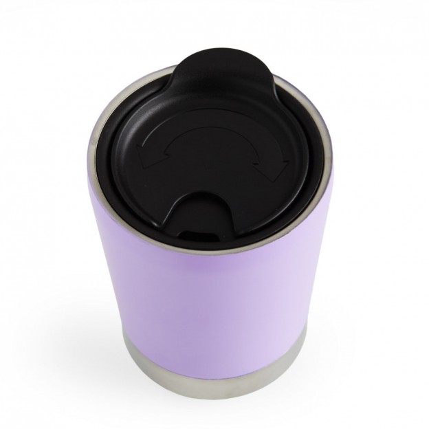 Copo Parede Dupla Inox 300ml com Personalização