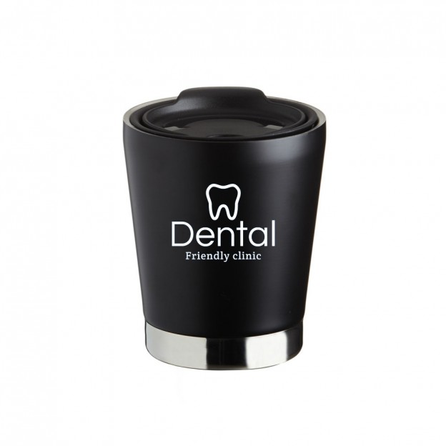 Copo Parede Dupla Inox 300ml com Personalização