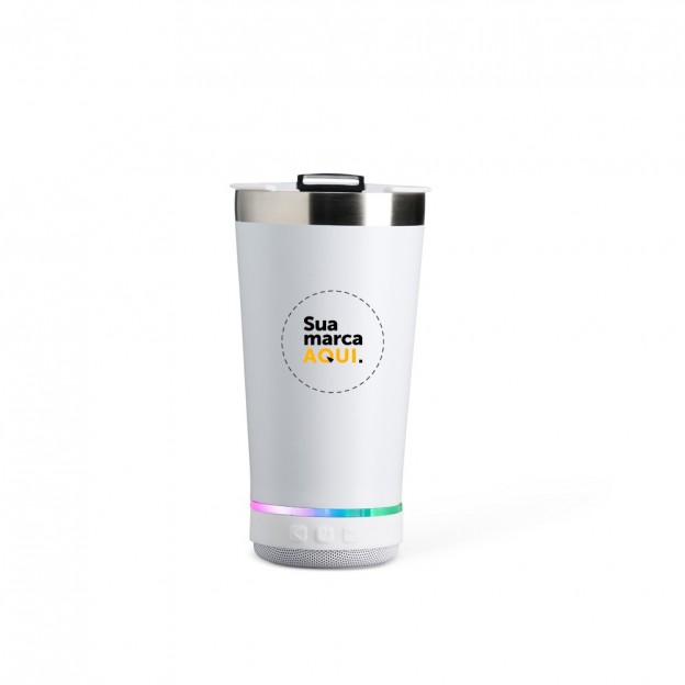 Copo Térmico 400ml com Caixa de Som Personalizada