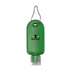 Frasco Plástico 40ml com Mosquetão Personalizado 