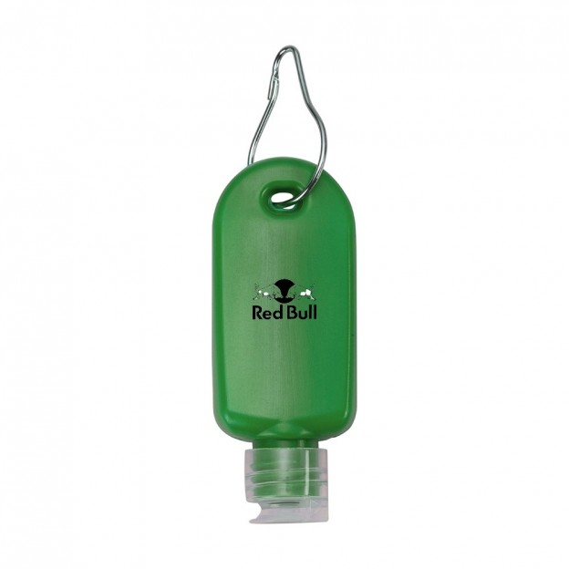 Frasco Plástico 40ml com Mosquetão Personalizado 