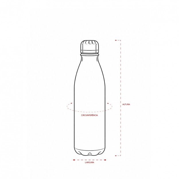 Garrafa Alumínio 750ml Personalizada