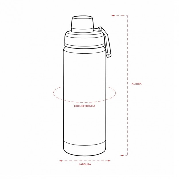 Garrafa Térmica 600ml Personalizada