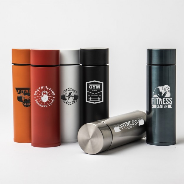 Garrafa Térmica Inox 320ml com Personalização Garrafa Térmica Inox 320ml com Personalização