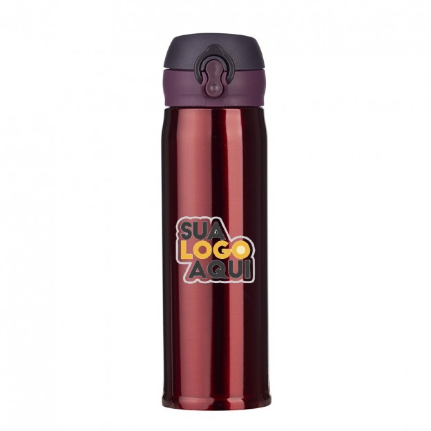 Garrafa Térmica de Inox Personalizada de 400ml