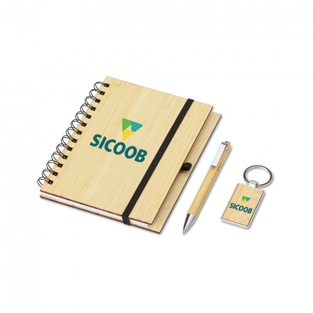 Kit Executivo Ecológico 3 Peças Personalizado