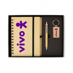 Kit Executivo Ecológico 3 Peças Personalizado
