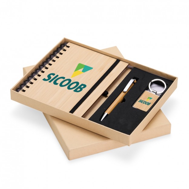 Kit Executivo Ecológico 3 Peças Personalizado