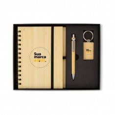 Kit Executivo Ecológico 3 Peças Personalizado