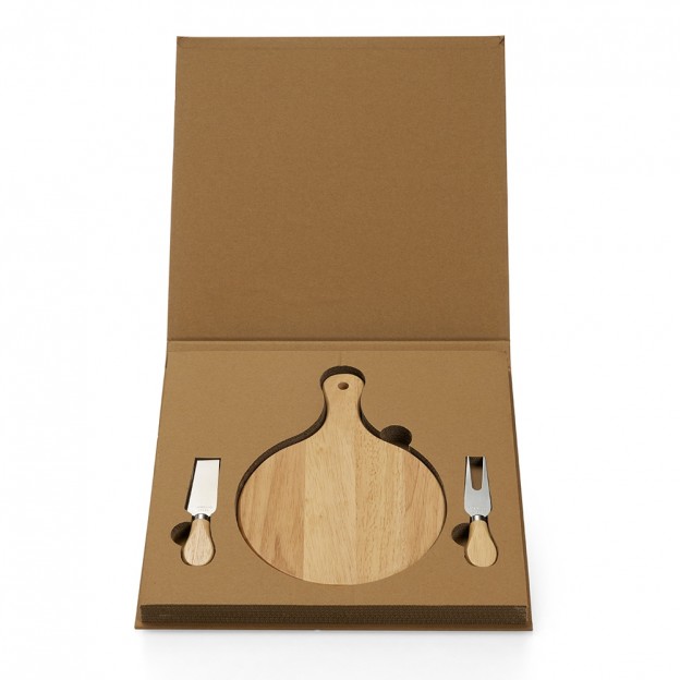 Kit Queijo 3 Peças com Logo Empresa