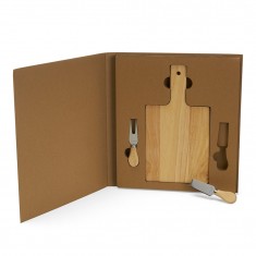 Kit Queijo 3 Peças com Logo