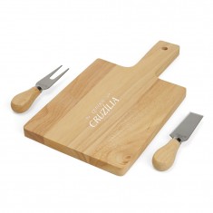 Kit Queijo 3 Peças com Logo