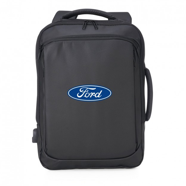 Mochila Couro Sintético USB 17 Litros Personalizada