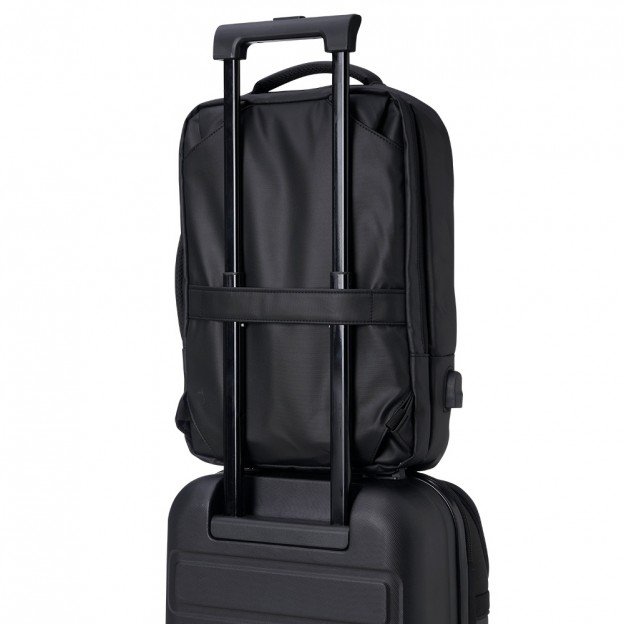 Mochila Couro Sintético USB 17 Litros Personalizada