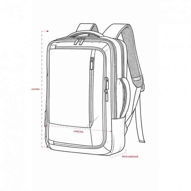 Mochila Poliéster 21L Personalizada