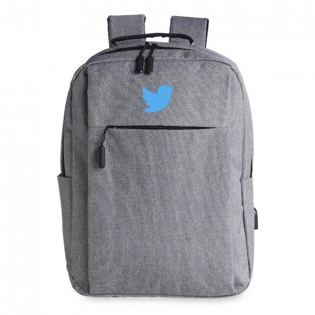 Mochila de Nylon USB 21L com Logo Marca