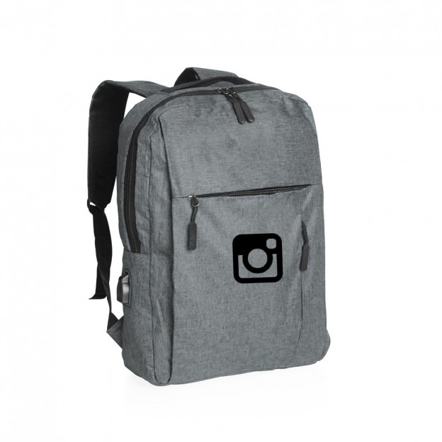 Mochila de Nylon USB 20L Personalizada