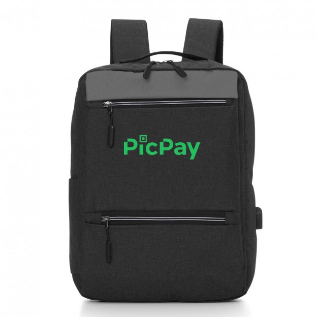 Mochila de Nylon USB 21L para Brinde