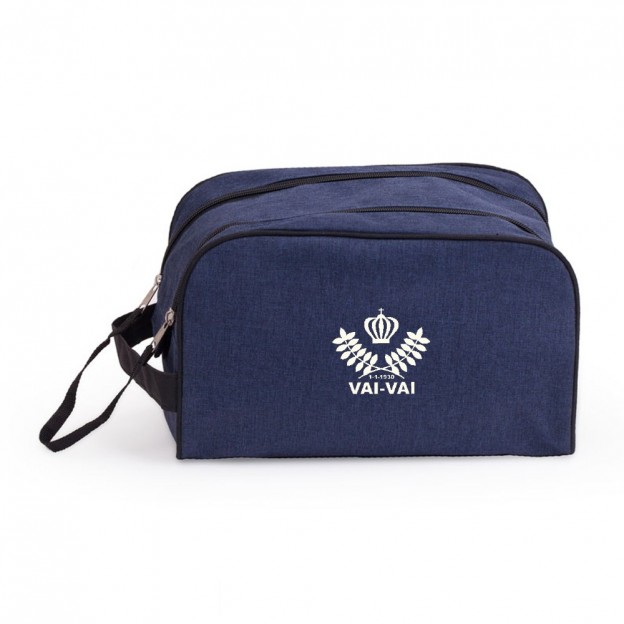 Necessaire Poliéster com Zíper Duplo