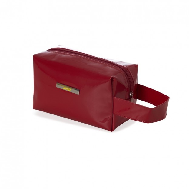 Necessaire Vinil Impermeável com Plaquinha Personalizada