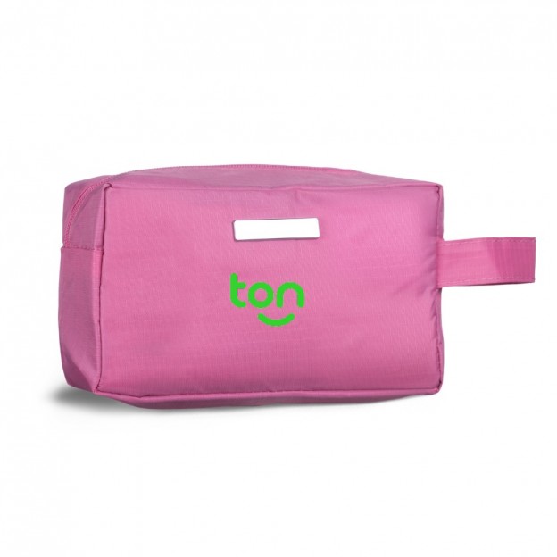 Necessaire PVC Impermeável com Plaquinha Personalizada