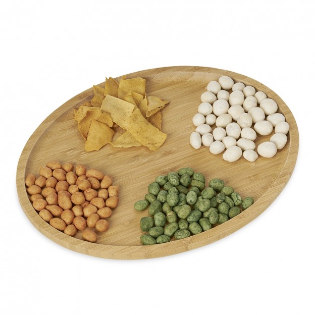 Petisqueira para Brinde com Personalização de Bambu