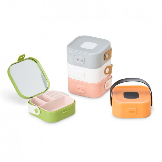 Porta-joias com Espelho com Personalização